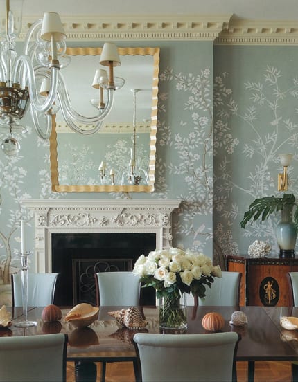Aerin Lauder Dining Room - HD Wallpaper 
