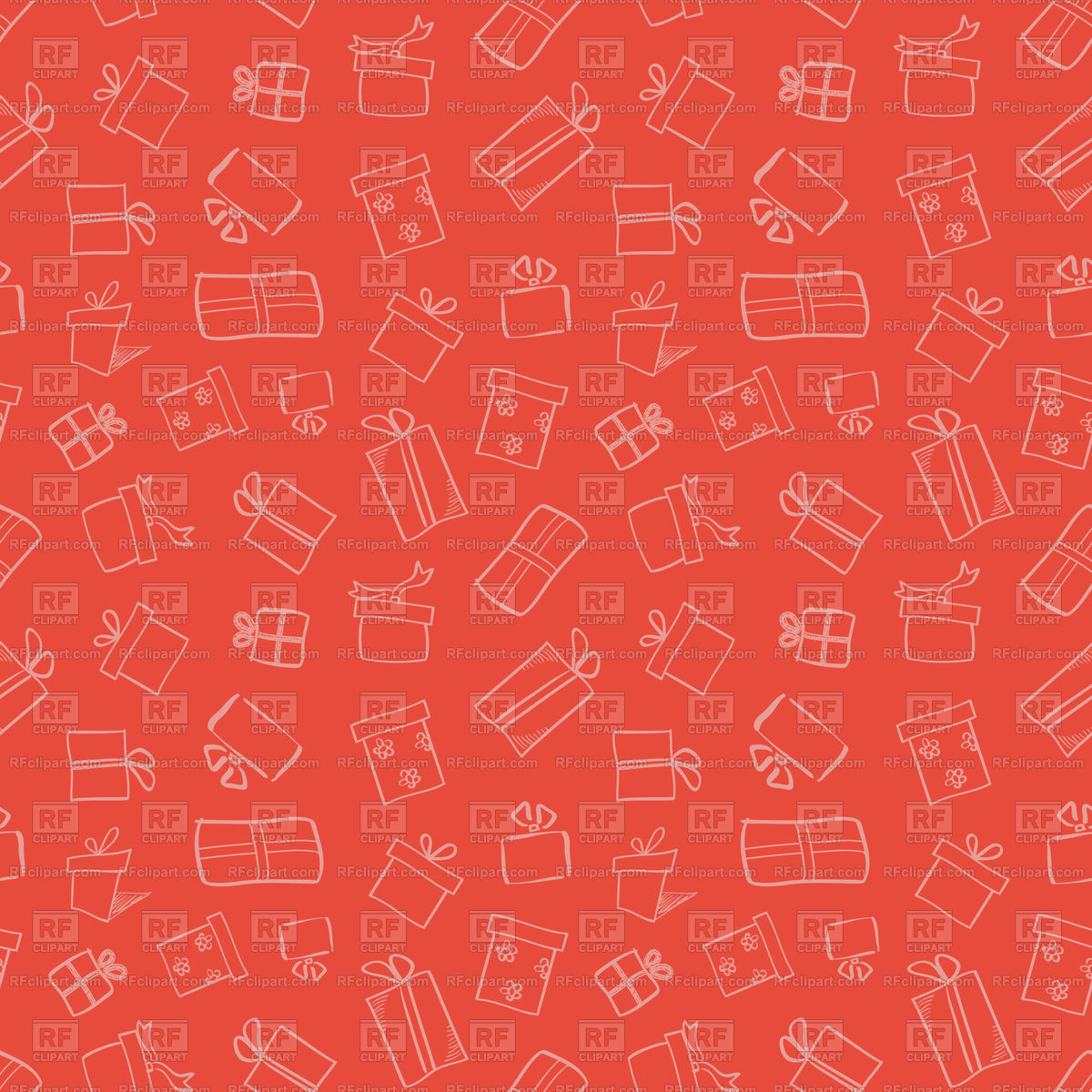 Wallpaper With Gift Box Silhouettes Vector Image Vector - Illustration - HD Wallpaper 