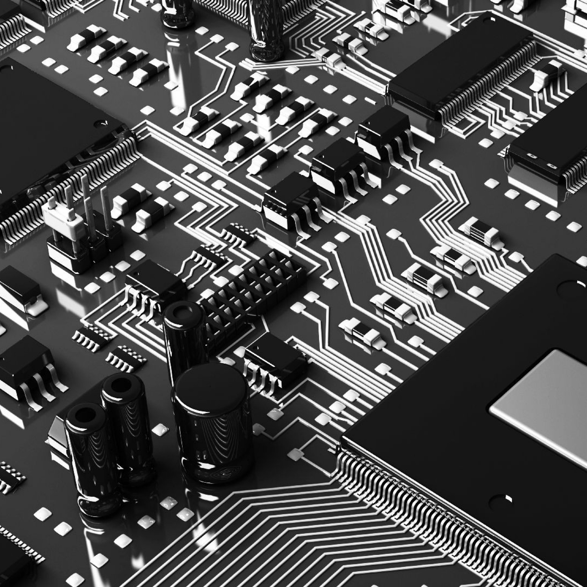 Circuit Board Wallpapers Ipad - HD Wallpaper 