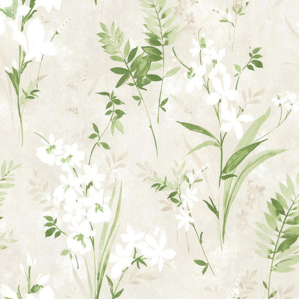 Watercolor Flower Wallpaper Pastel - HD Wallpaper 