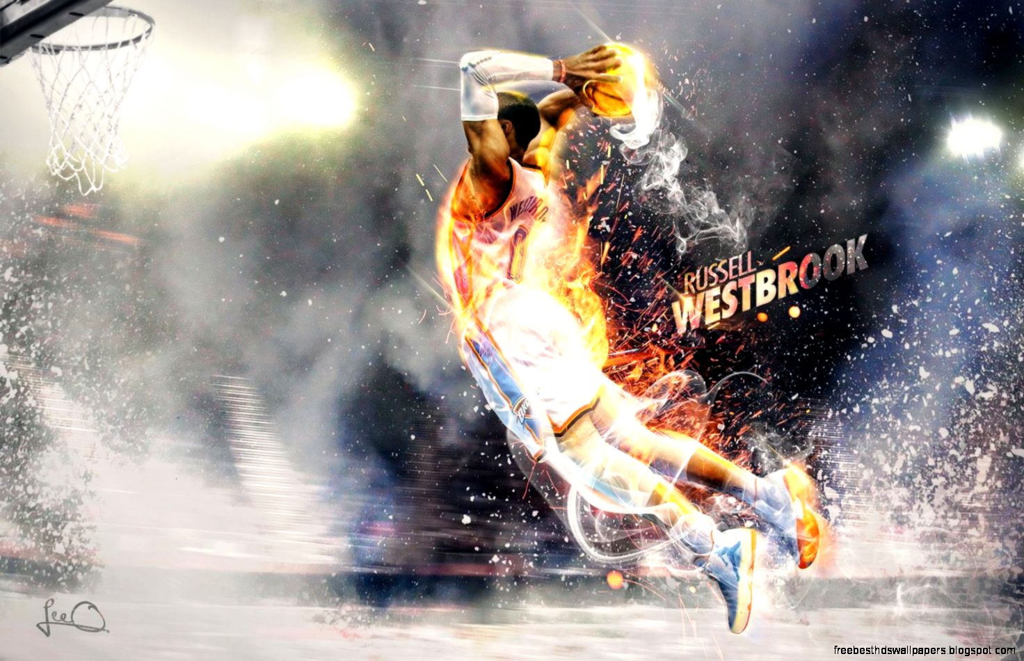 Russell Westbrook Wallpaper Hd Free Download - Cool Russell Westbrook - HD Wallpaper 