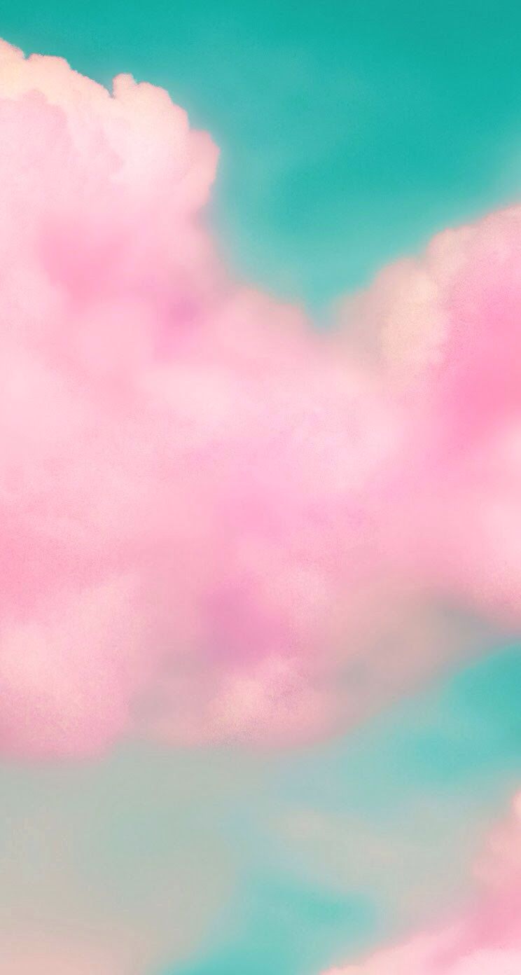 Iphone Wallpaper Pink Clouds - HD Wallpaper 