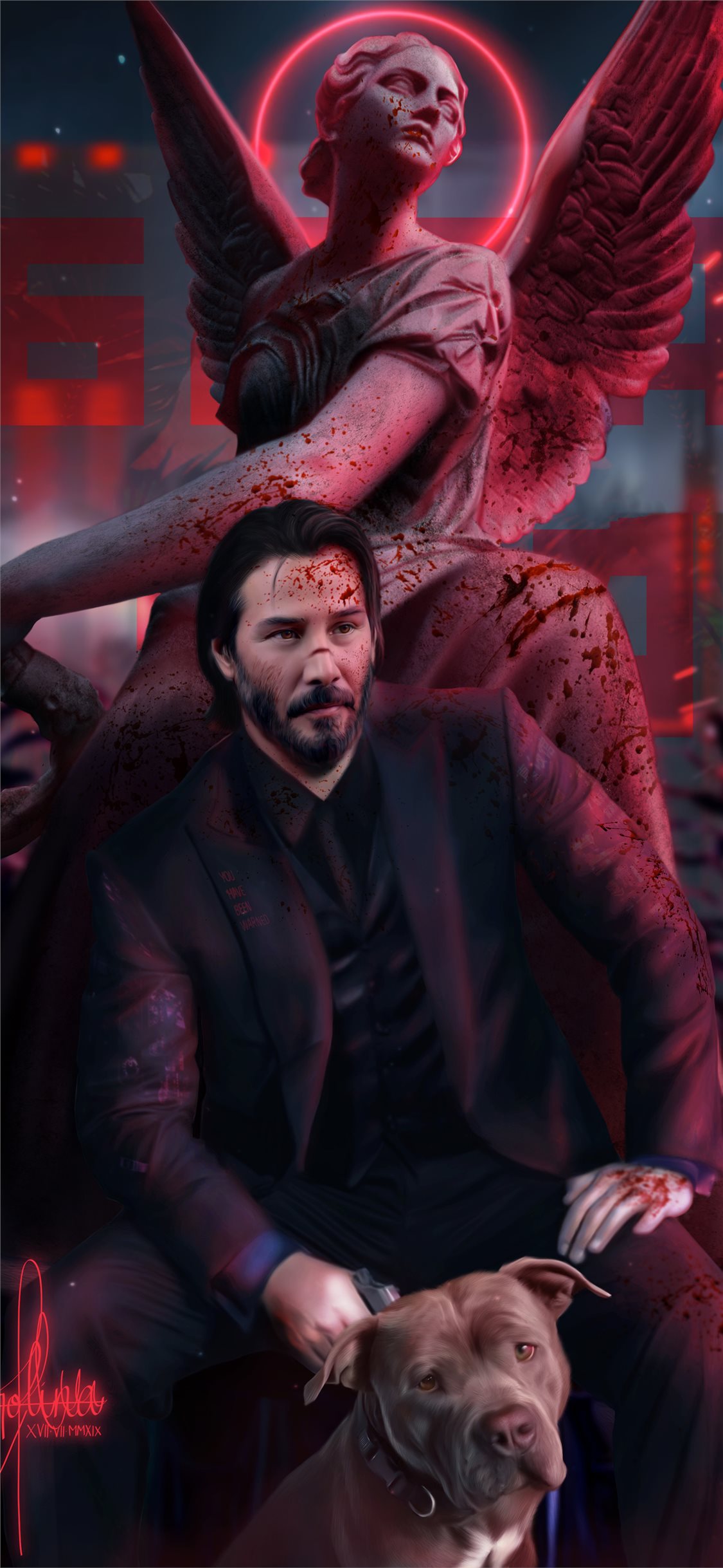 John Wick Wallpaper Iphone X - HD Wallpaper 