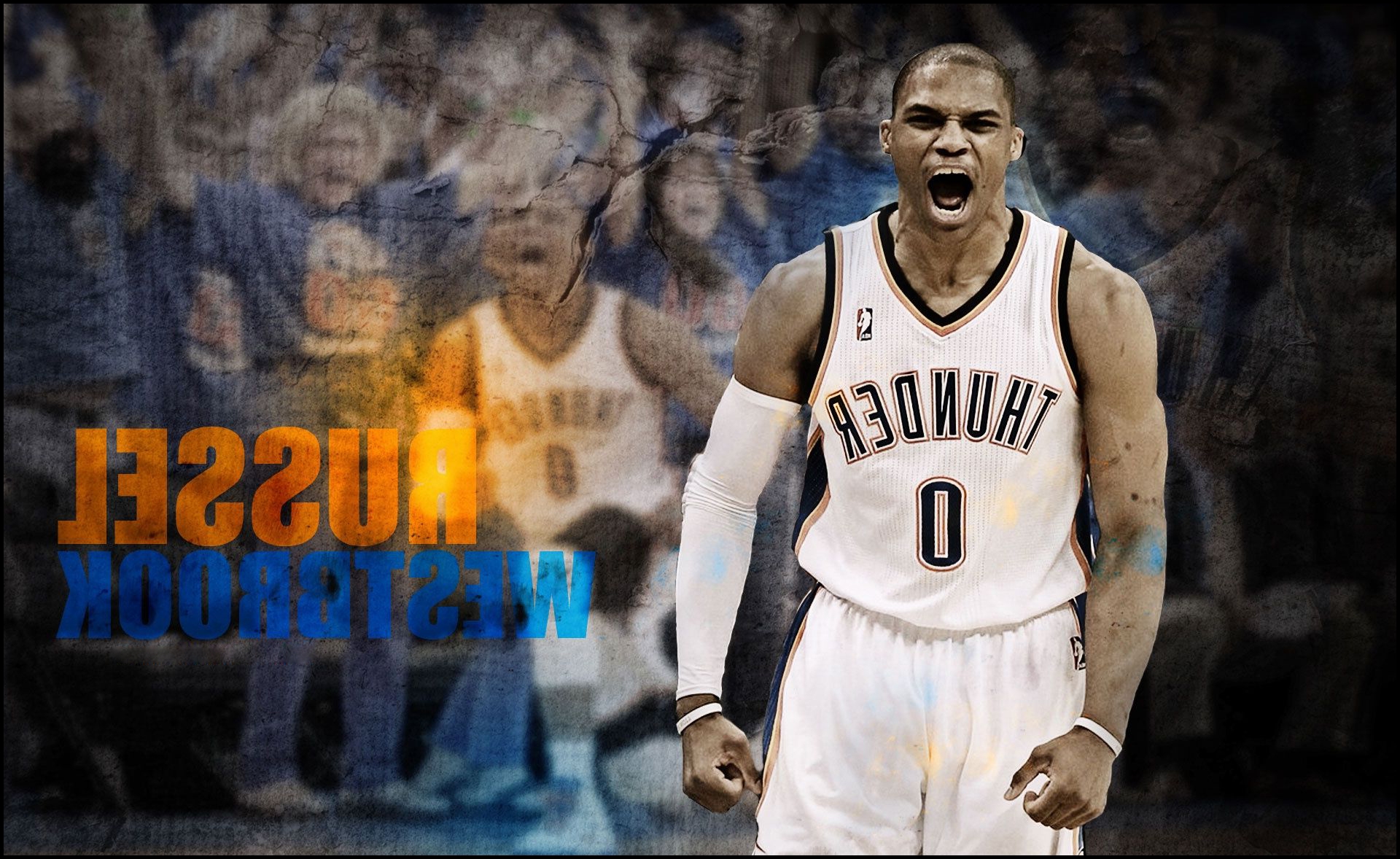 Russell Westbrook Wallpapers Widescreen - Basketball Player - HD Wallpaper 