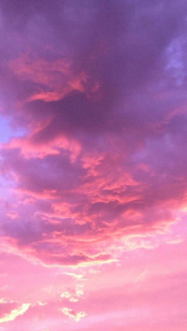 Sky, Clouds, And Pink Image - Pink Purple Aesthetic Sky - HD Wallpaper 