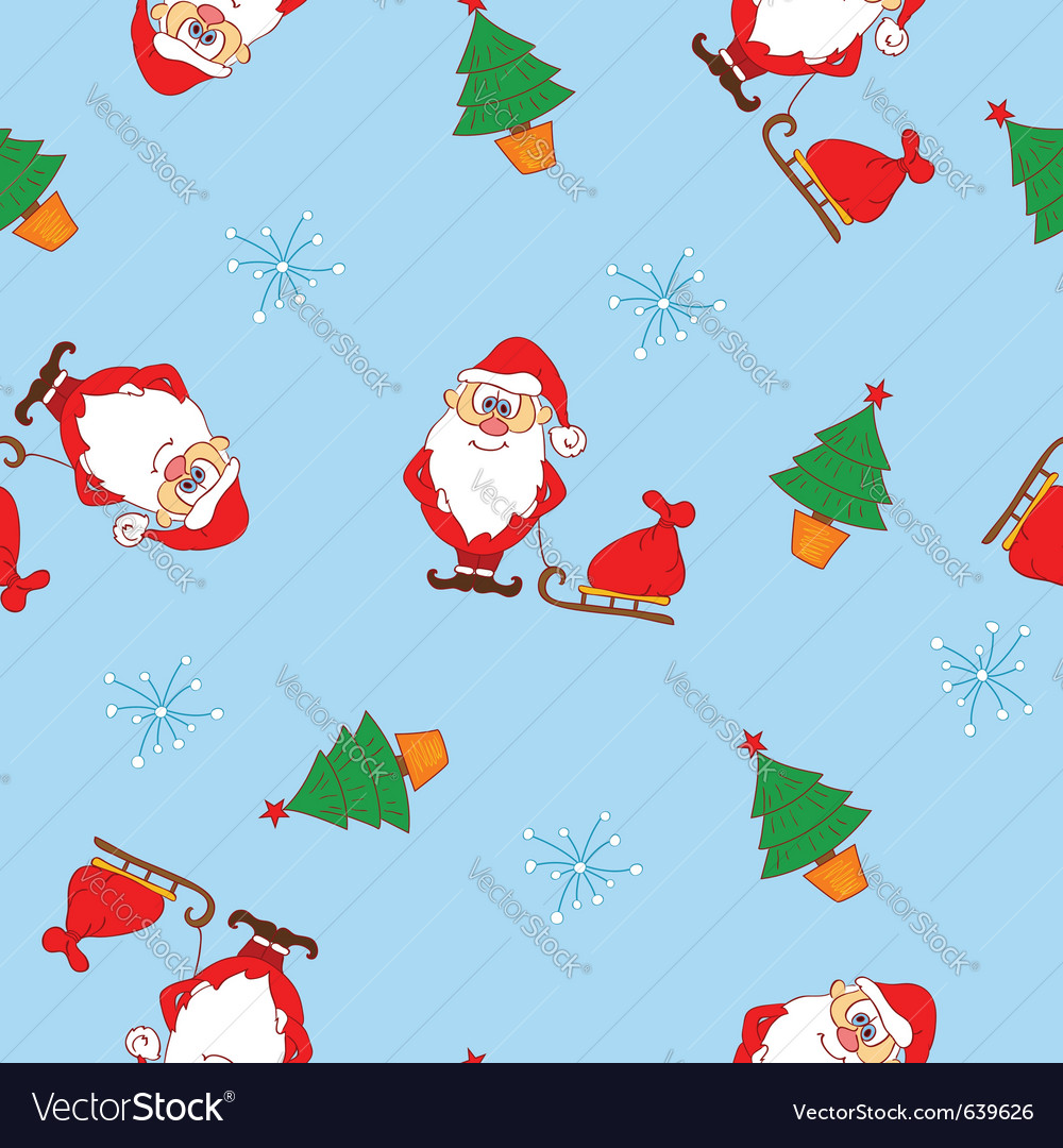Santa Claus Wallpaper Vector - HD Wallpaper 