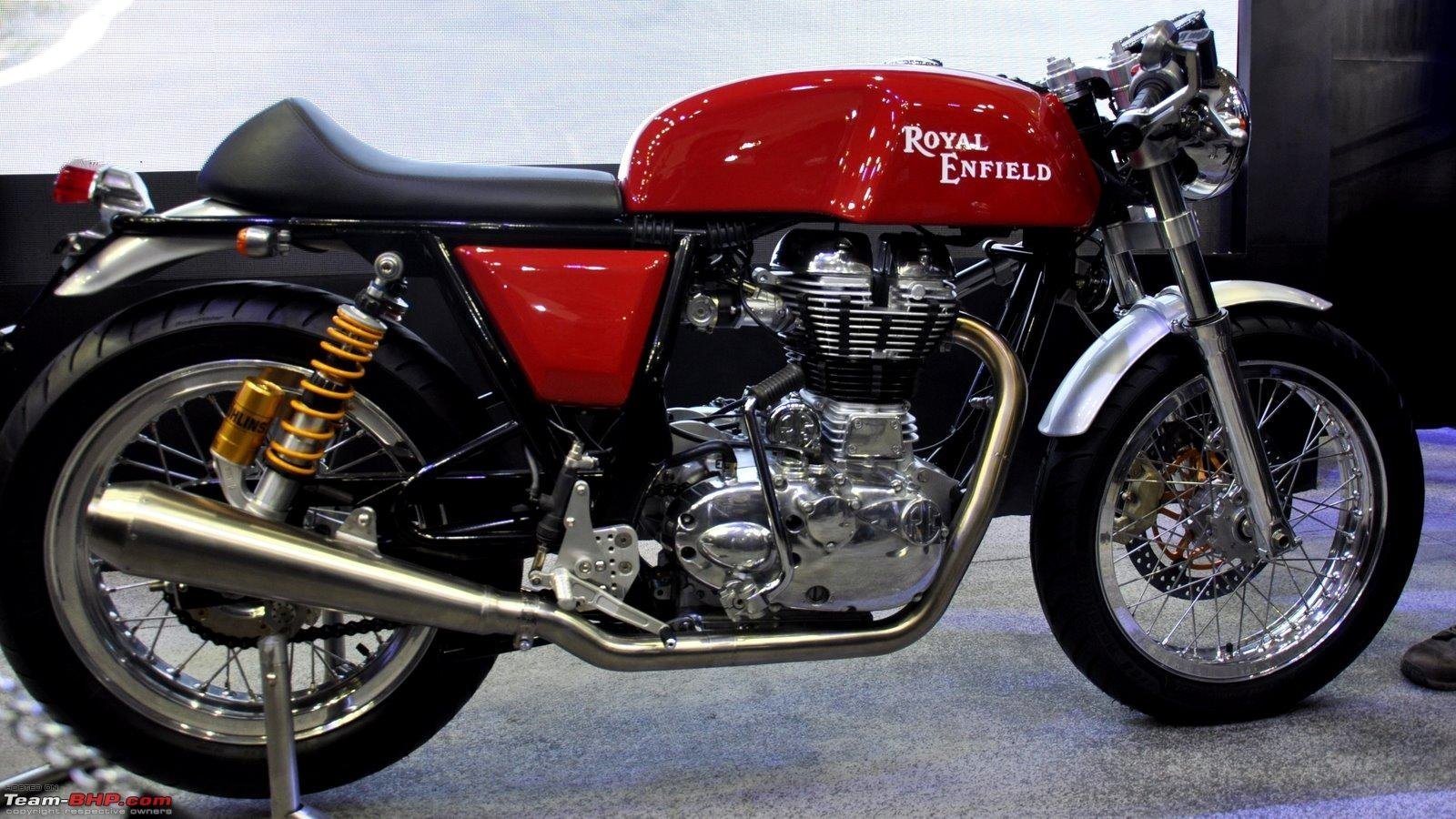 Royal Enfield 500cc Cafe Racer - HD Wallpaper 