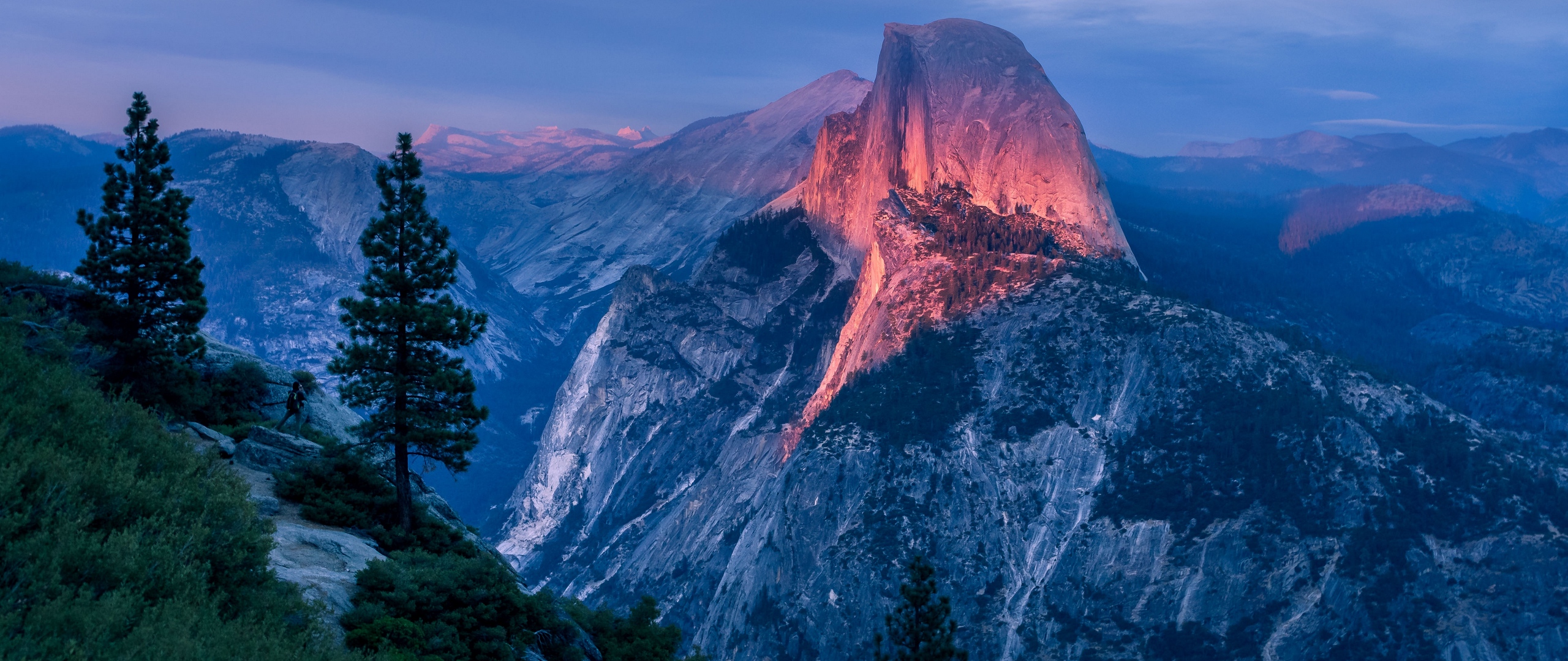 Wallpaper Mountain, Peak, Sky, Yosemite Valley, Usa - Yosemite National Park, Half Dome - HD Wallpaper 