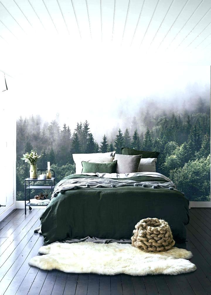 Birch Tree Wallpaper Bedroom Forest Wallpaper Bedroom - Forest Wallpaper Bedroom - HD Wallpaper 