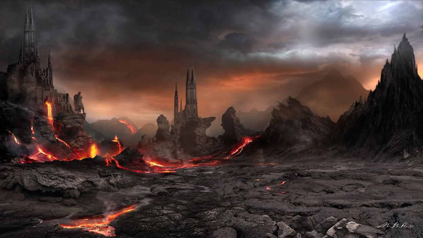 Volcanic Background - HD Wallpaper 
