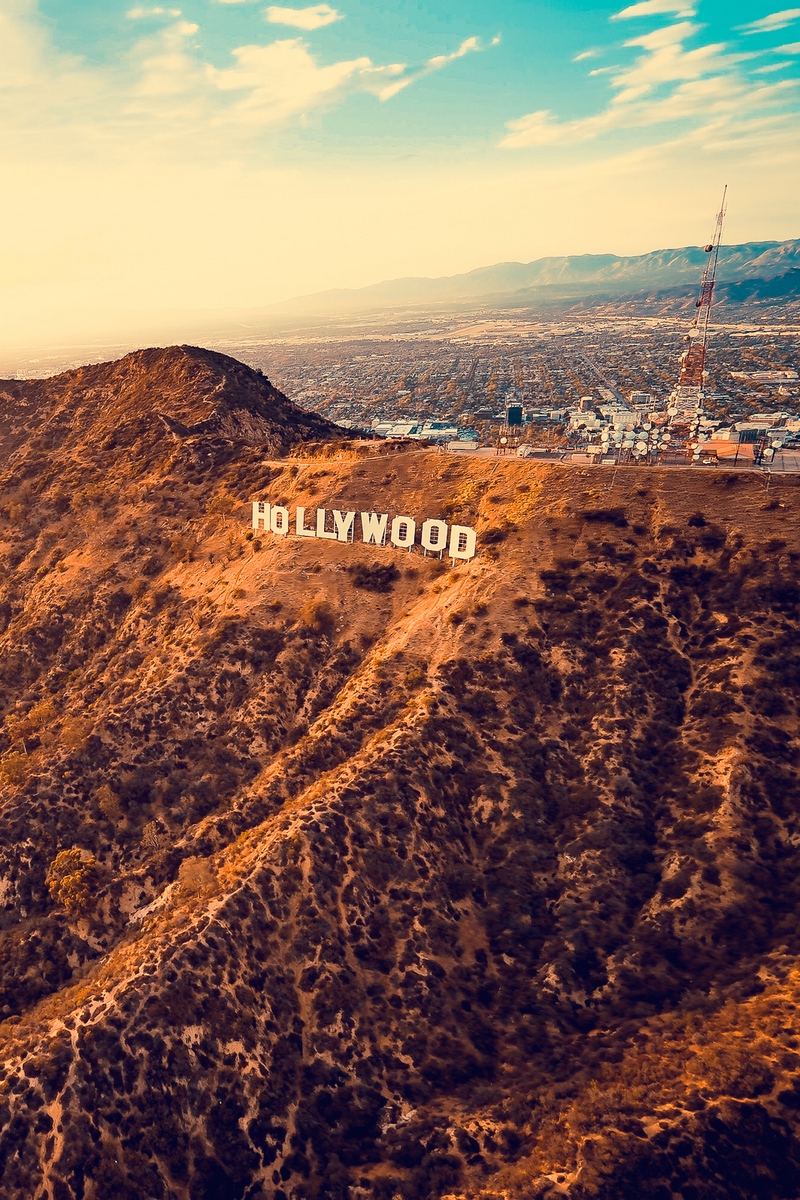 Wallpaper Hollywood, Mountains, Los Angeles - Iphone Wallpaper Los Angeles - HD Wallpaper 