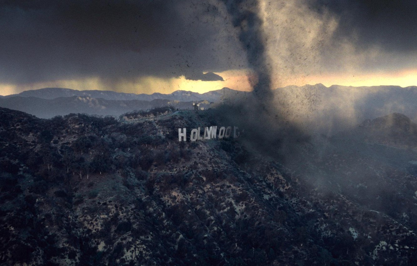 Photo Wallpaper Hollywood, Hollywood, Hurricane, Tornado, - Day After Tomorrow Disasters - HD Wallpaper 