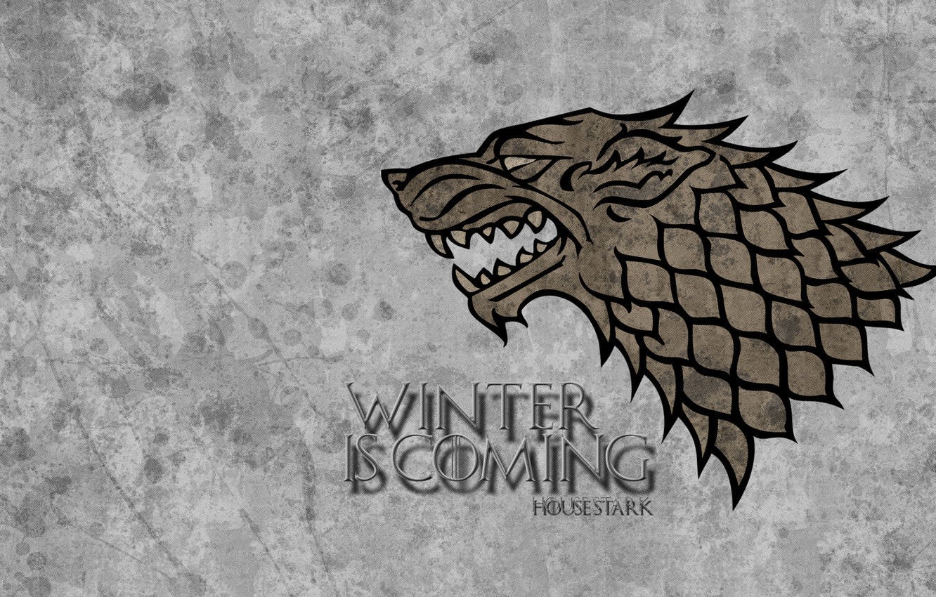 Photo Wallpaper Game Of Thrones, Winter Is Coming, - Stark House - HD Wallpaper 