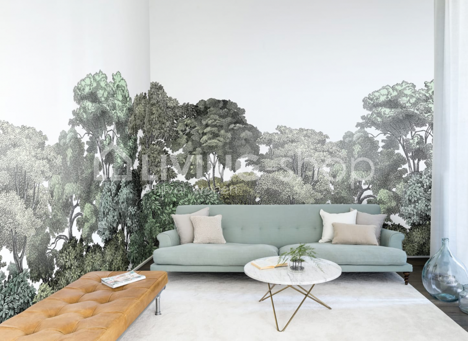 Papier Peint Foret Arbre - HD Wallpaper 