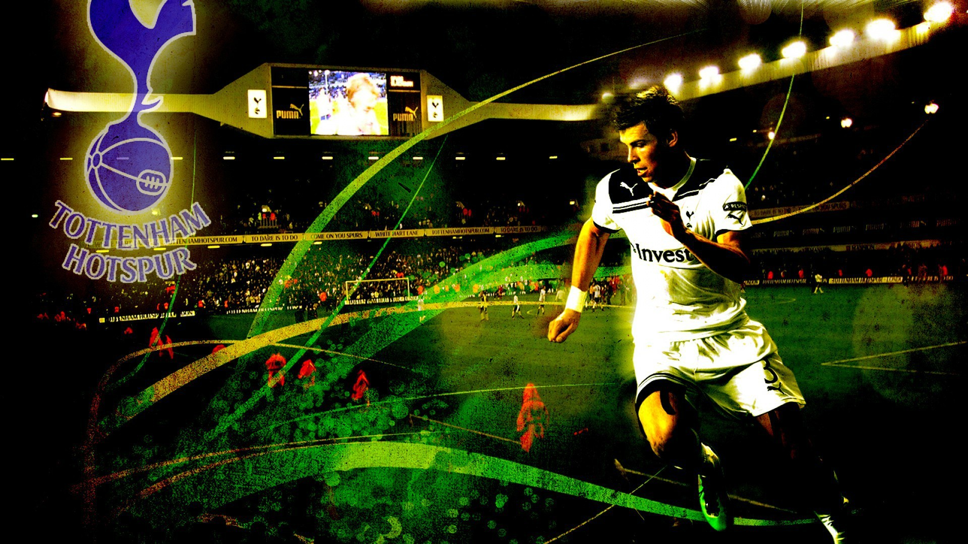 Gareth Bale Tottenham Hotspur Wallpaper Hd - White Hart Lane (tottenham F.c.) - HD Wallpaper 