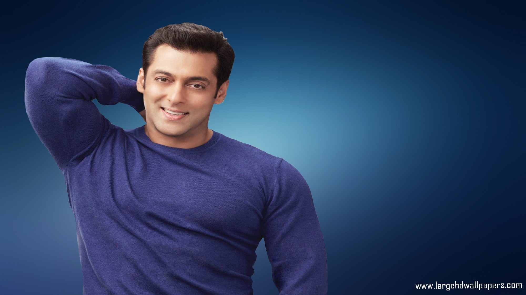 Salman, Khan, Smile, Face, Blue, Desktop, Hd, Wallpapers, - Salman Khan 4k  Ultra Hd - 2000x1125 Wallpaper 