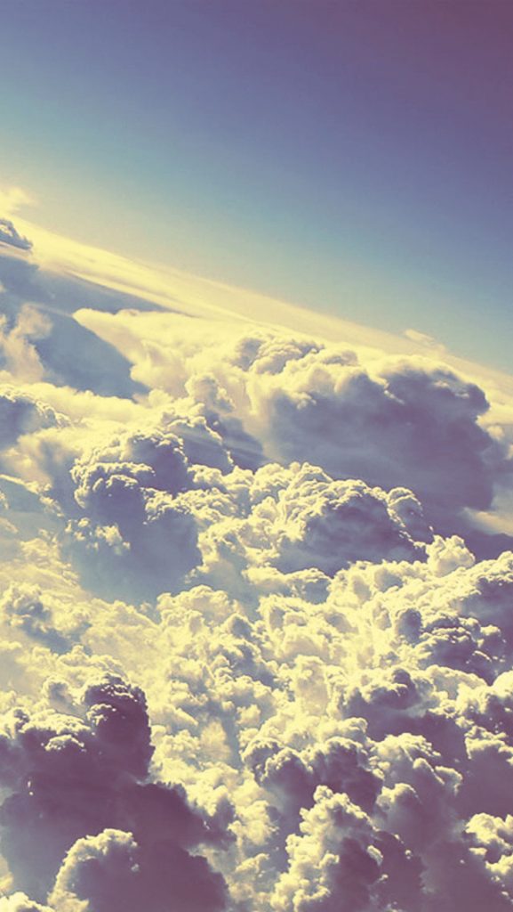 Yellow Clouds Wallpaper Iphone - HD Wallpaper 
