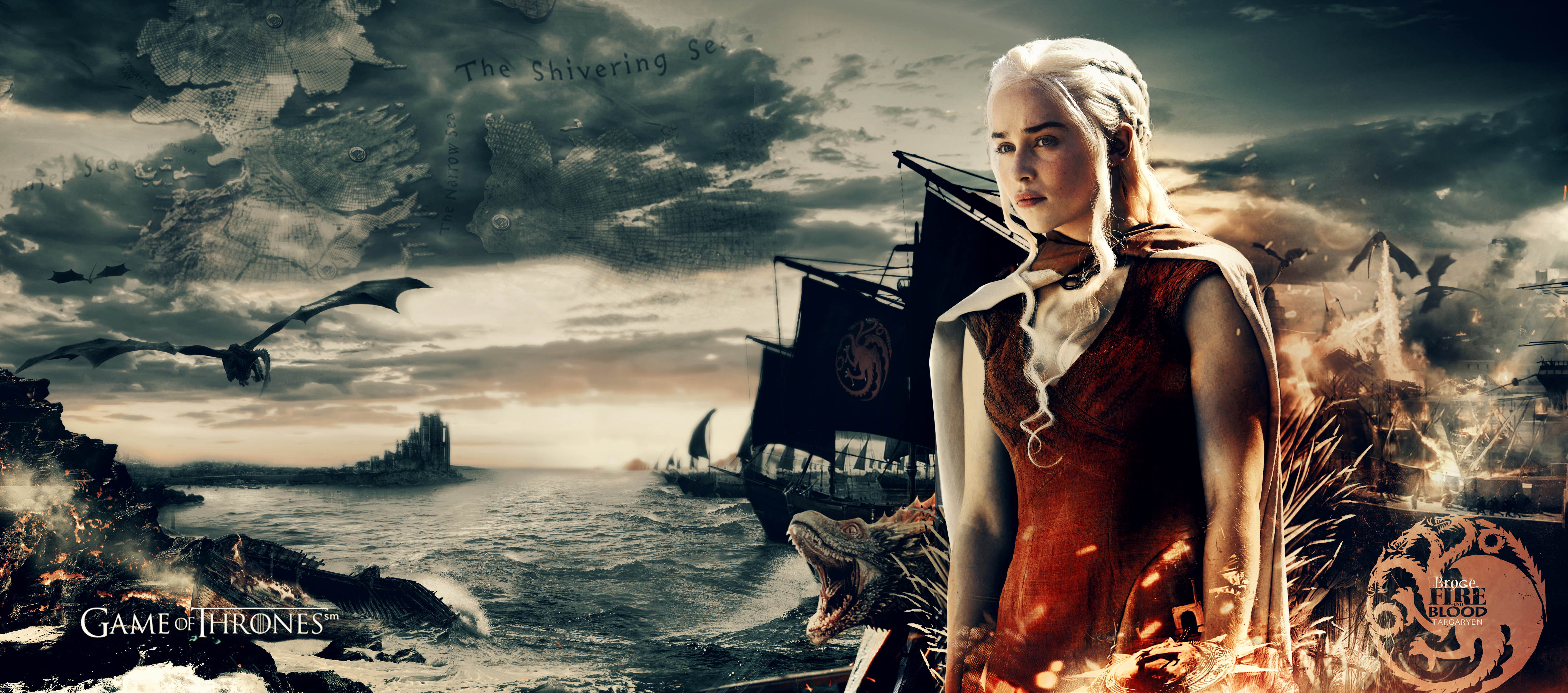 Game Of Thrones Wallpaper 4k Daenerys - HD Wallpaper 