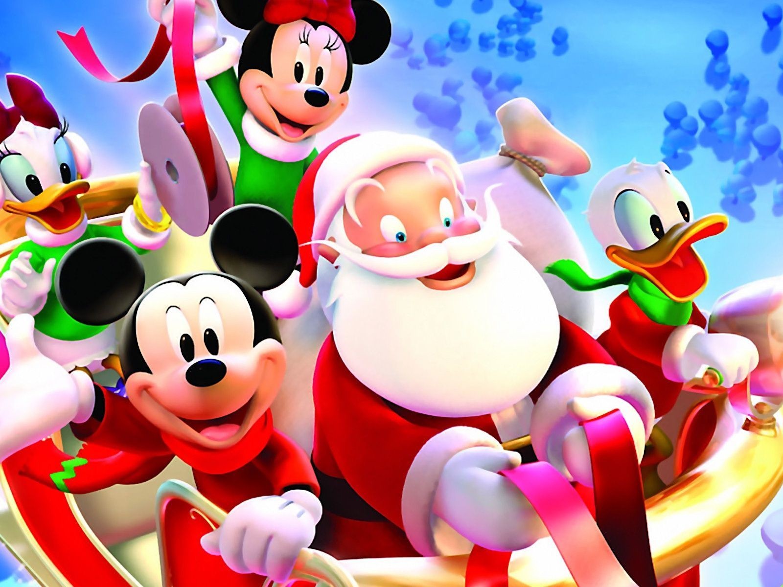 Dibujos De Colores De Navidad - HD Wallpaper 