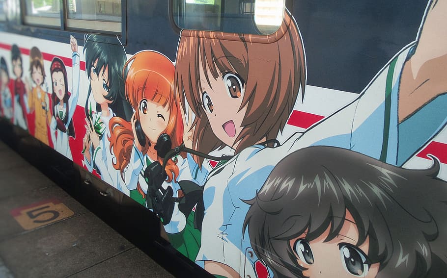 Japan, Anime, Manga, Otaku, Train, Deco, Decoration, - Anime - HD Wallpaper 