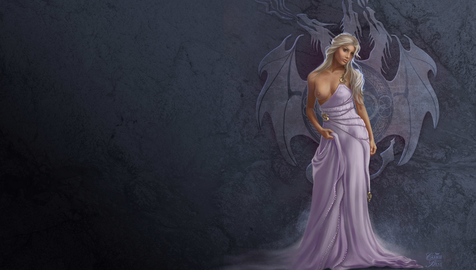 Dress, Girl, Background, Chest, Game Of Thrones, Art, - Game Of Thrones Daenerys Background - HD Wallpaper 