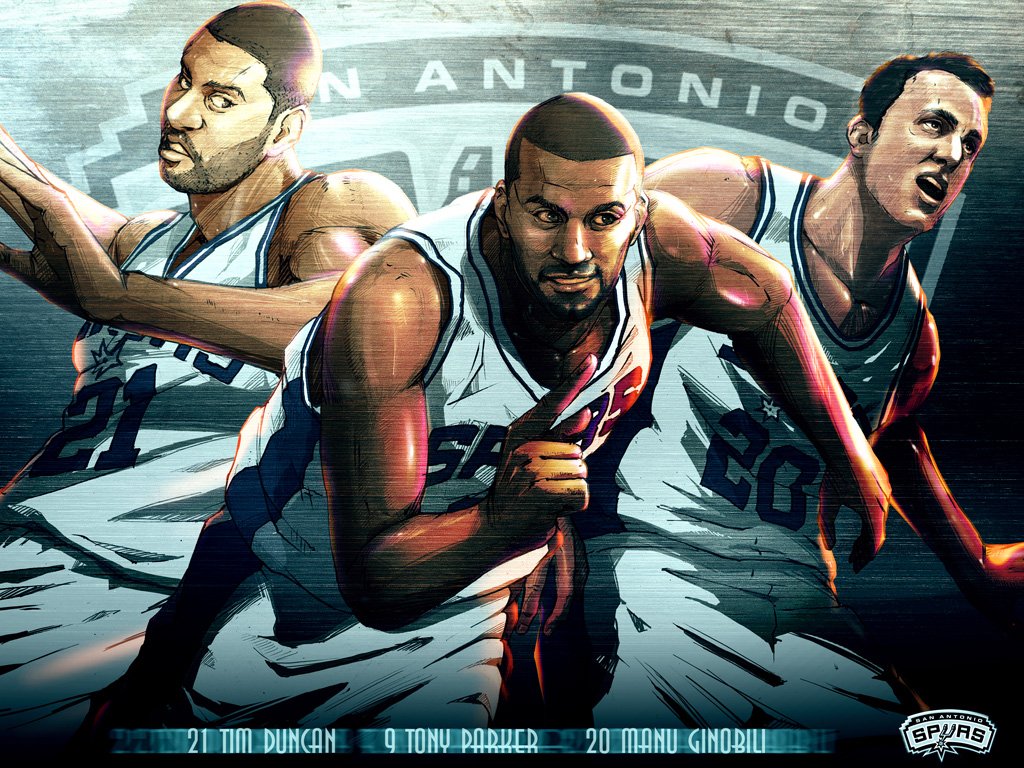 San Antonio Spurs Wallpapers - Fondos De Pantalla Spurs - HD Wallpaper 