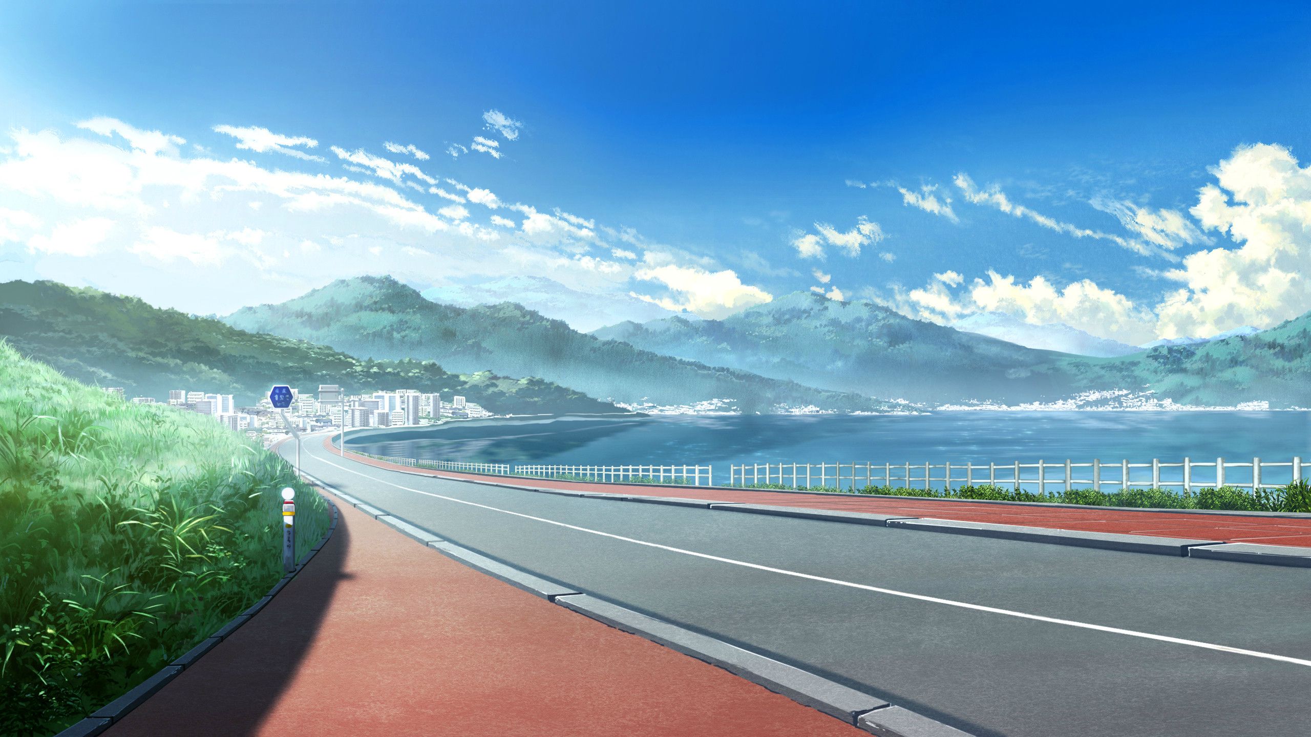 Desktop Images Anime Backgrounds - Anime Landscape - HD Wallpaper 