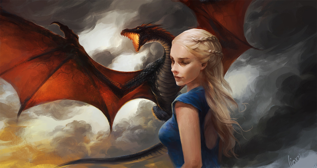 Game Of Thrones Khaleesi Fan Art - HD Wallpaper 