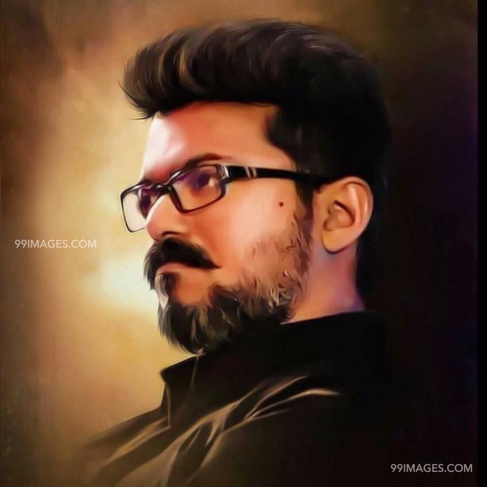 Vijay Latest Hd Images / Wallpapers For Whatsapp Status - Vijay Beard - HD Wallpaper 