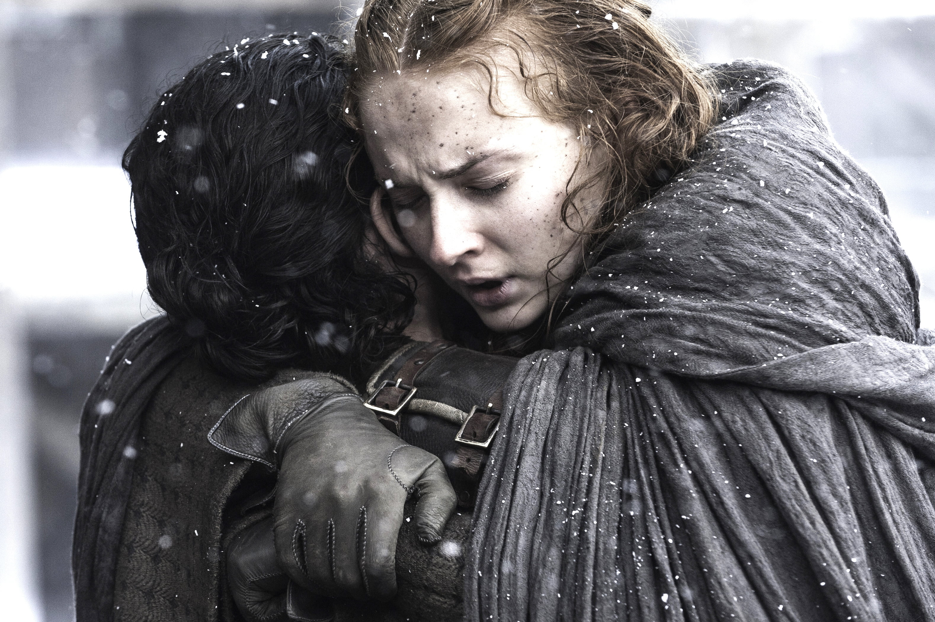 Sansa Stark E Jon Snow - HD Wallpaper 