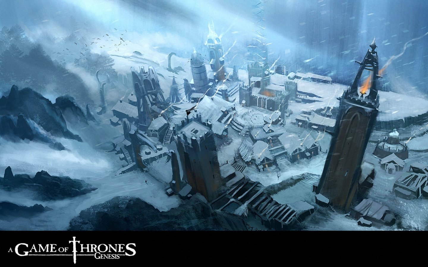 A Game Of Thrones Genesis Wallpaper - Castle Black In The Books - HD Wallpaper 