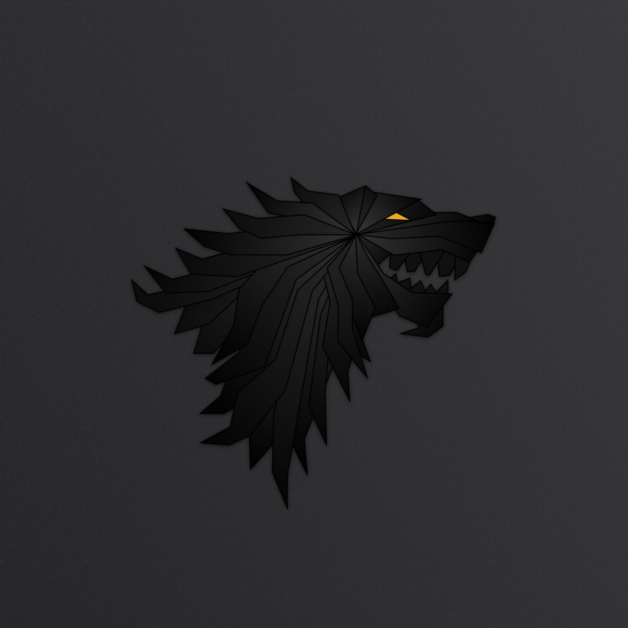 Minimalist Game Of Thrones House Stark - HD Wallpaper 