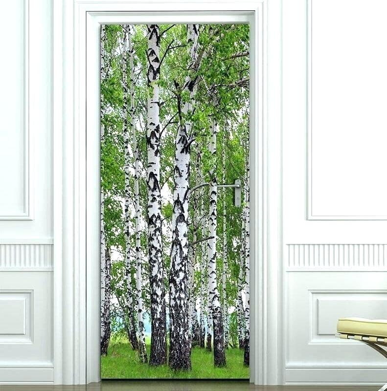 Wall Mural Trees Decal Birch Tree - HD Wallpaper 