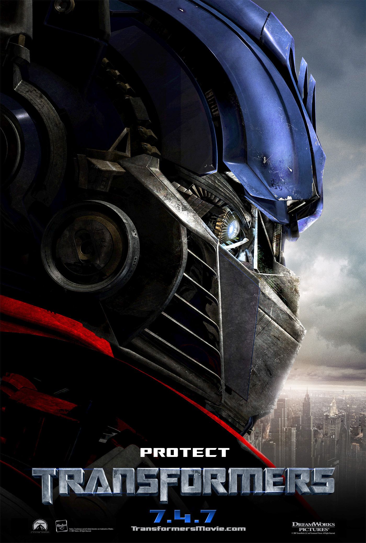 Transformers 1 Movie Poster - HD Wallpaper 