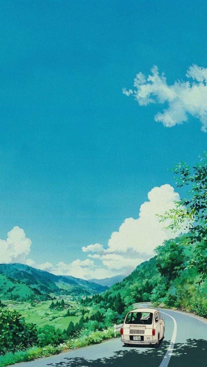 Anime, Wallpaper, And Background Image - Studio Ghibli Wallpaper Phone - HD Wallpaper 