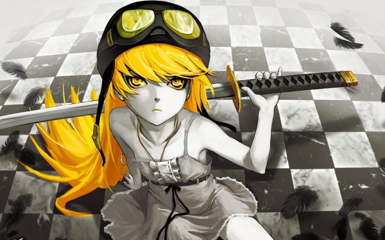 Collection Of Animes Wallpaper On Hdwallpapers - Oshino Shinobu Hd - HD Wallpaper 