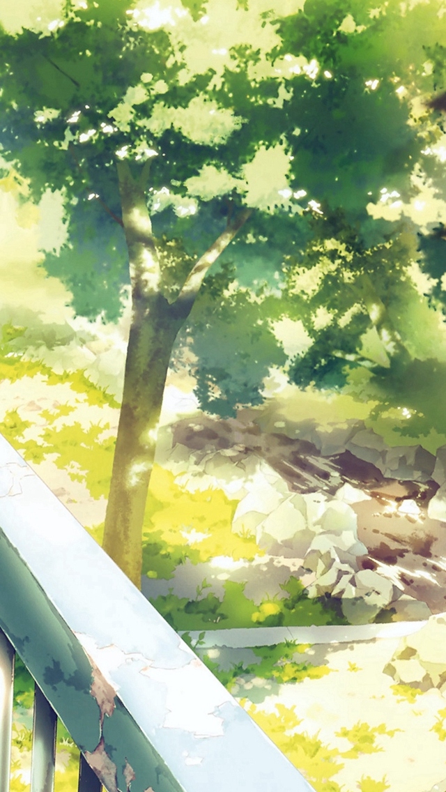 Anime Background Art Illust Forest Iphone Wallpaper Anime Background Iphone 640x1136 Wallpaper Teahub Io