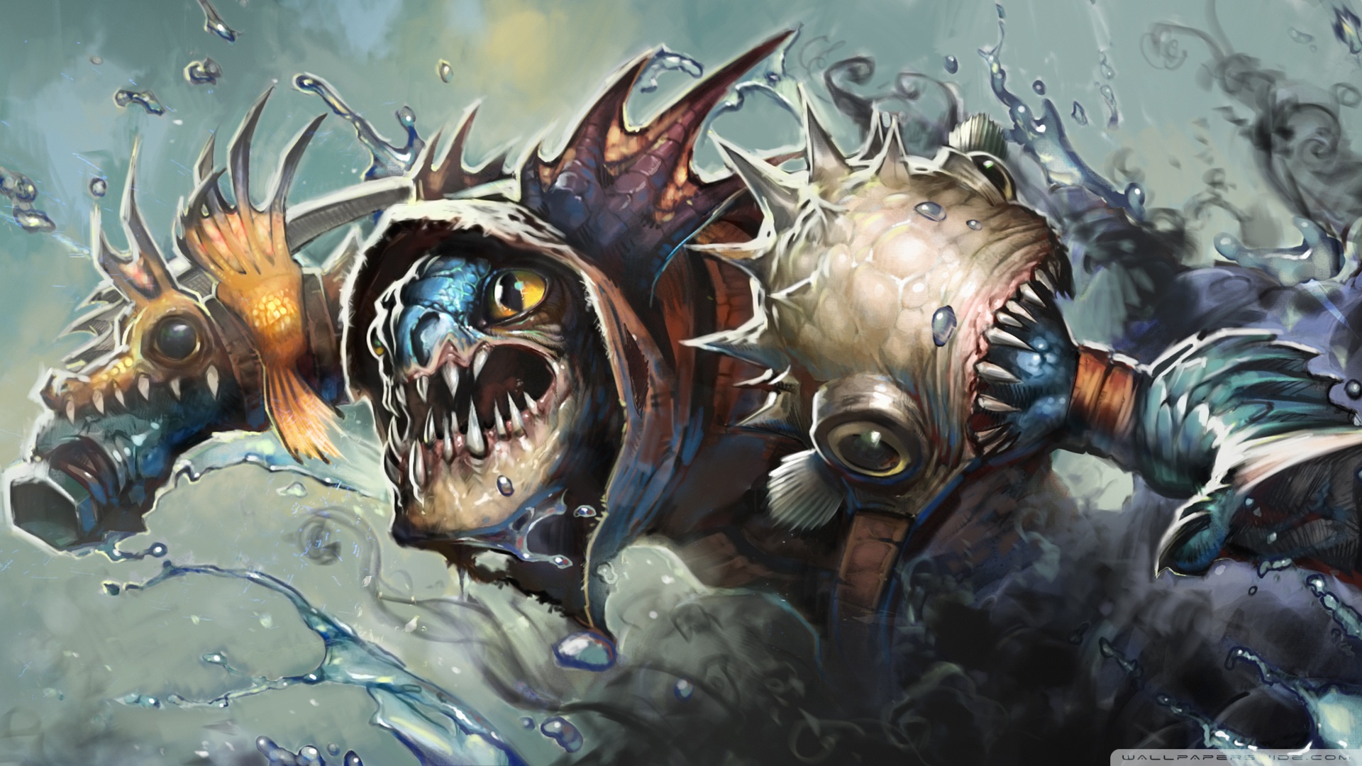 Image For Wallpaper Hd Hero Dota - Slark Dota 2 Wallpaper Hd - HD Wallpaper 