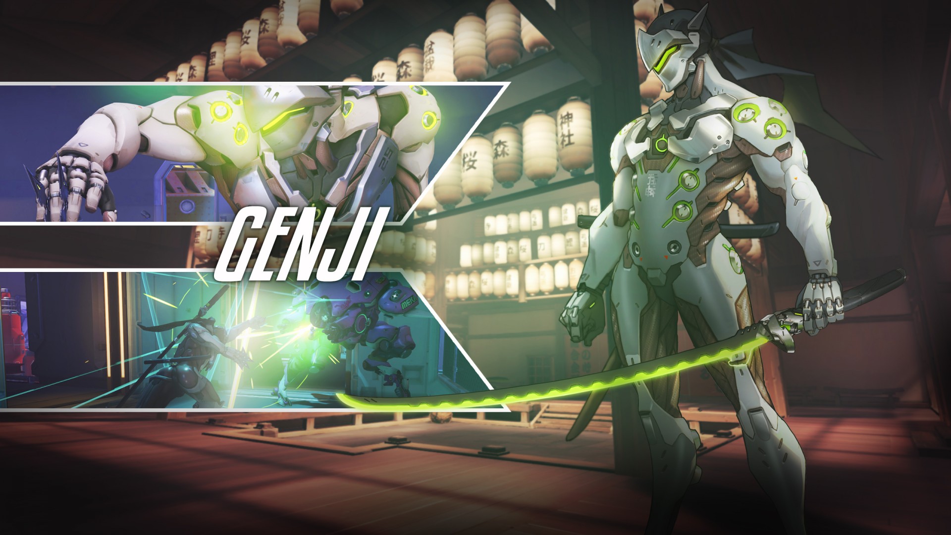 Genji Overwatch - Overwatch Wallpaper Hd Genji - HD Wallpaper 