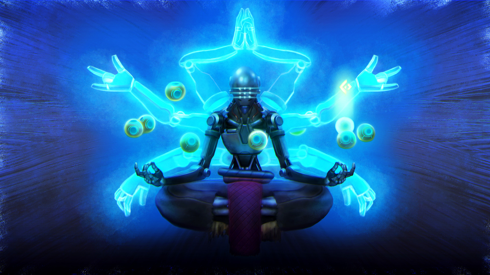 1920x1080, Photo Collection Zenyatta Transcendence - Overwatch Zenyatta - HD Wallpaper 