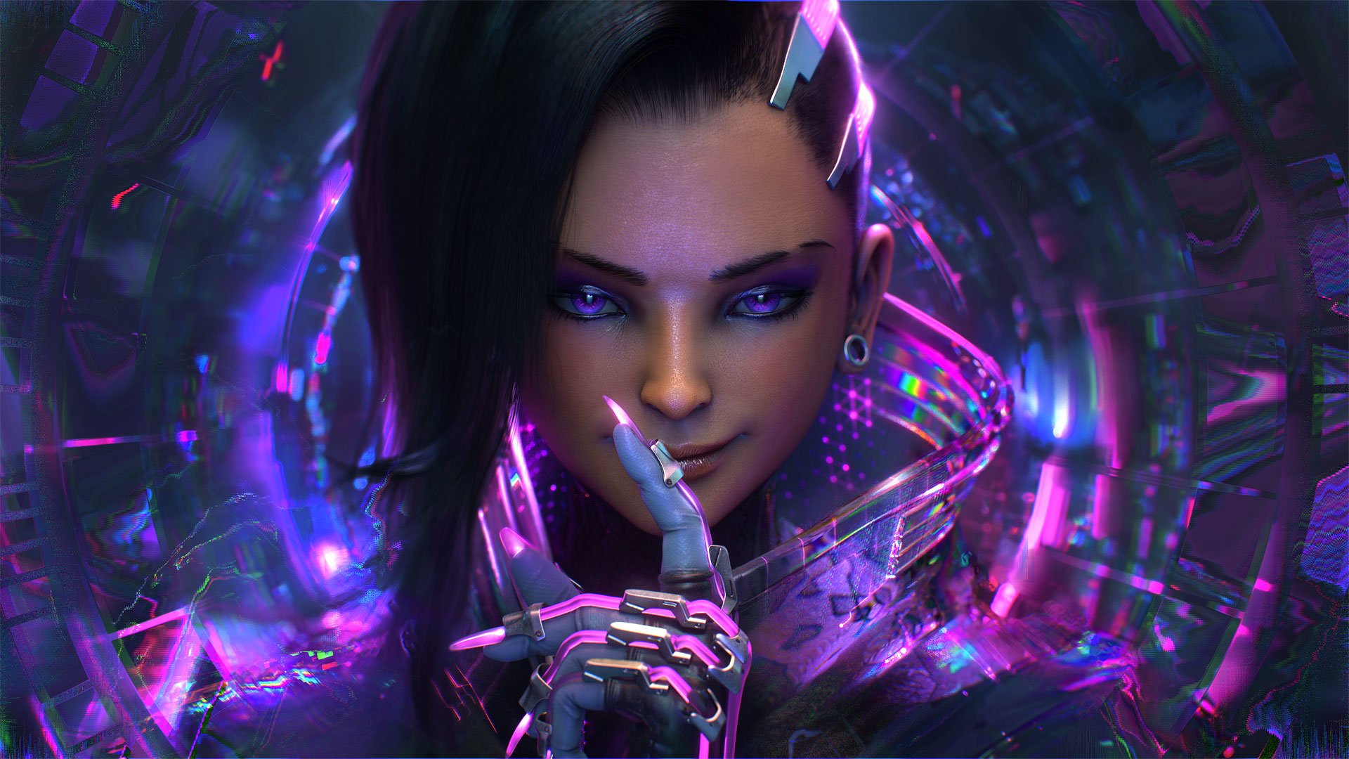 Overwatch Sombra Wallpaper 4k - HD Wallpaper 