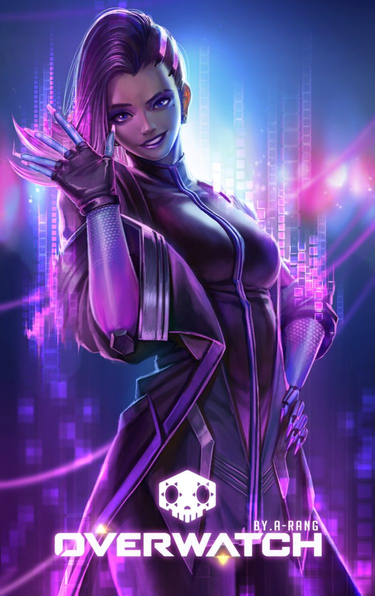Overwatch Sombra Wallpaper Phone - HD Wallpaper 