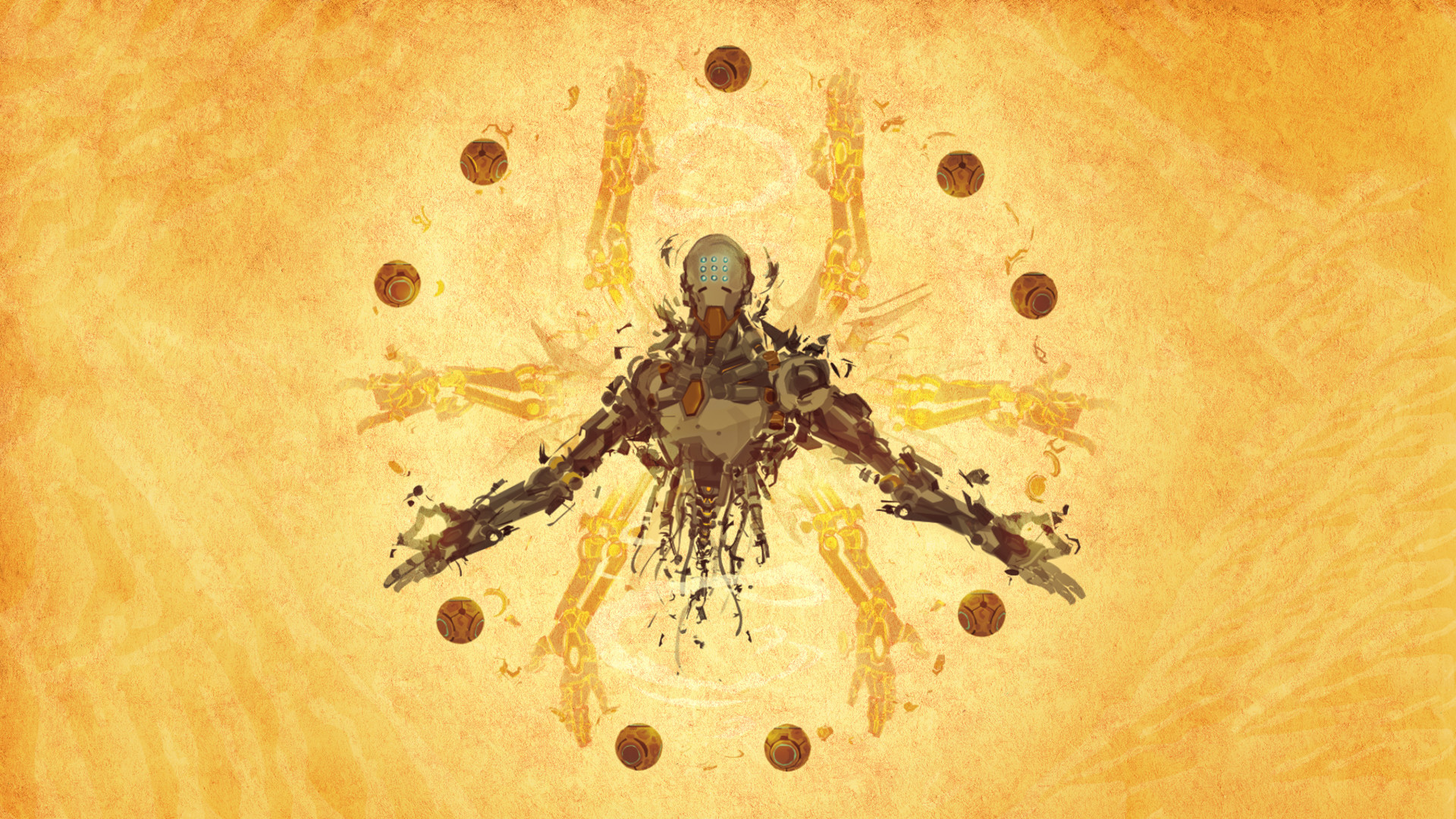 1920x1080, Overwatch Zenyatta Wallpaper 
 Data Id 350688 - HD Wallpaper 