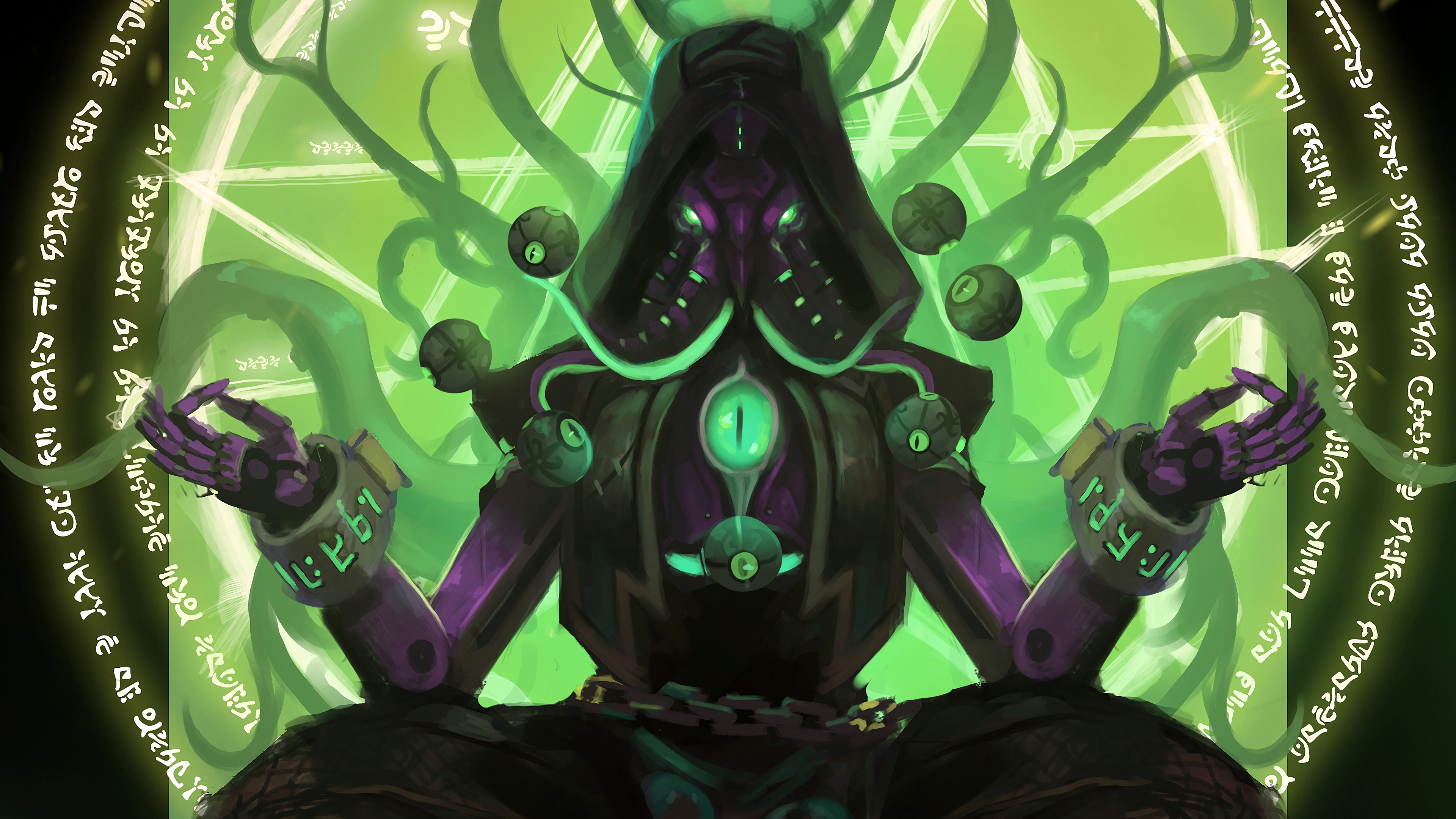 Overwatch Wallpaper Zenyatta - HD Wallpaper 
