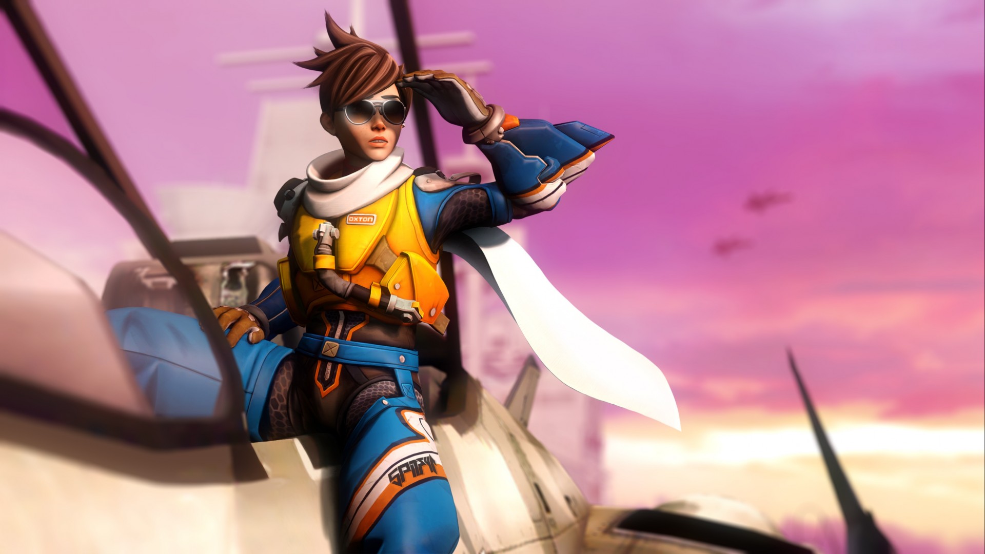 Tracer Wallpaper - Tracer Overwatch Hd - HD Wallpaper 