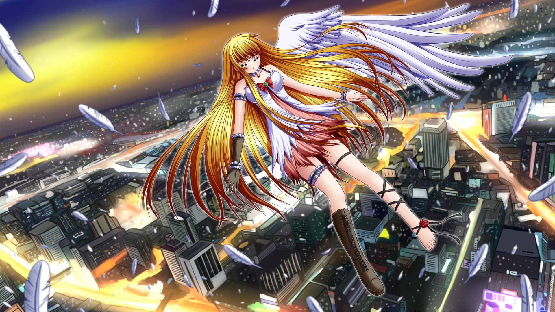 Best Angel Anime Wallpaper Id - High Quality Anime Wallpaper Hd 1080p - HD Wallpaper 