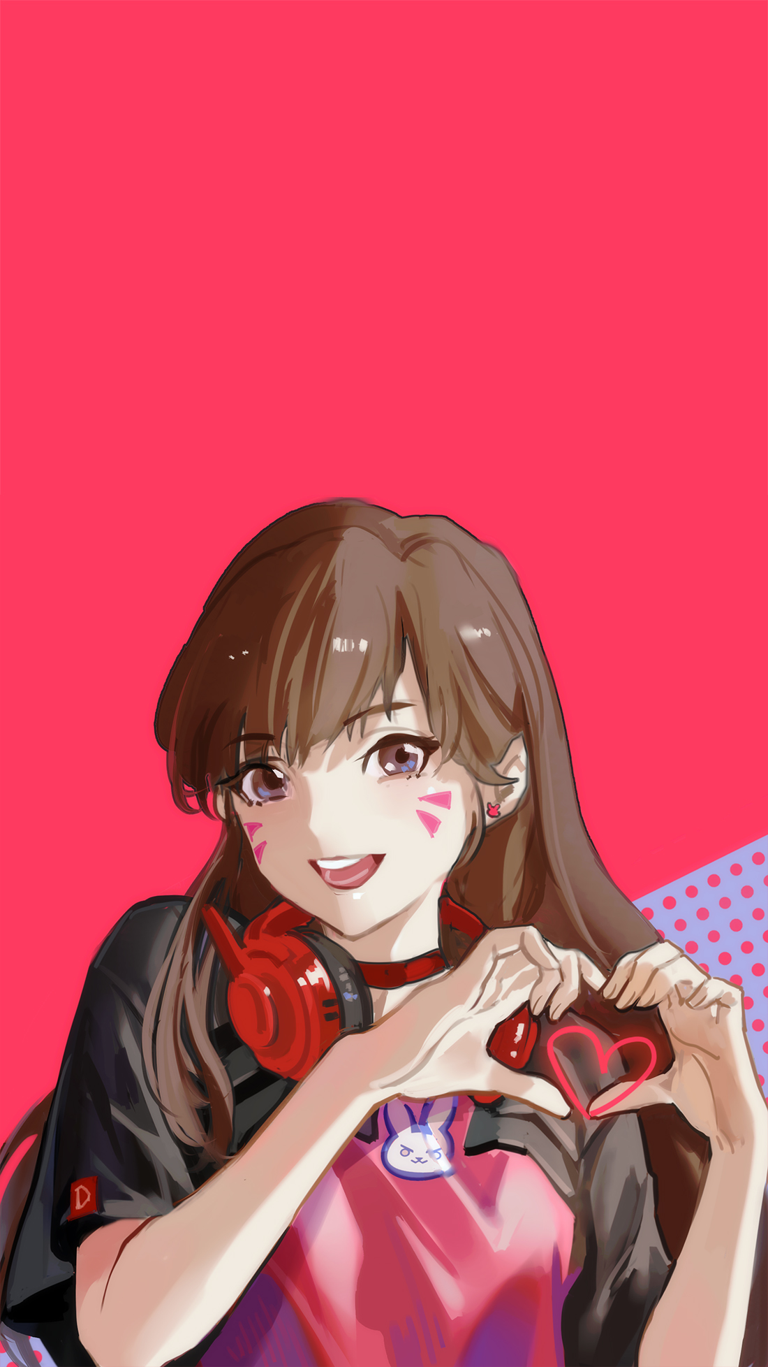 Overwatch Red Human Hair Color Cartoon Girl Anime Mouth - Overwatch D Va - 1100x1956 Wallpaper Overwatch Red Human Hair Color Cartoon Girl Anime Mouth - Overwatch D Va - 1100x1956 Wallpaper