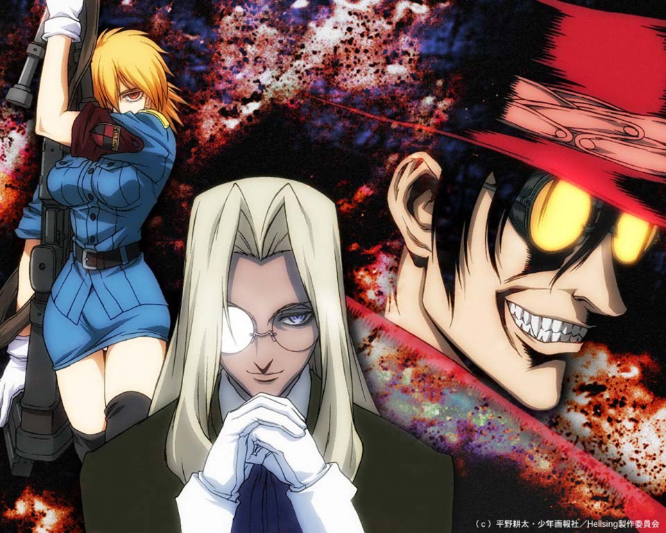 Alucard And Integra Sexual Tension - HD Wallpaper 