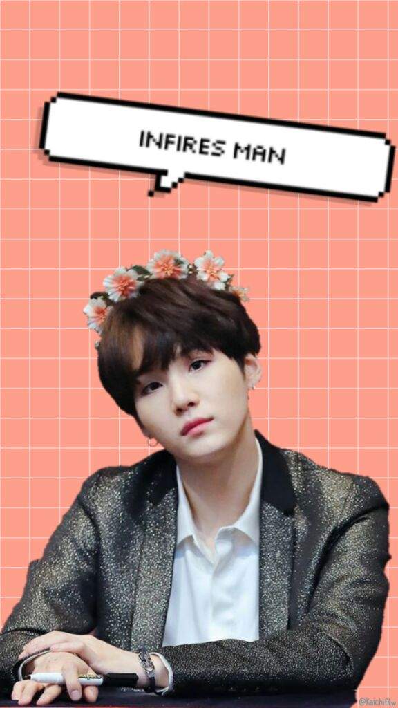 User Uploaded Image - Bts With Flower Crown - HD Wallpaper 