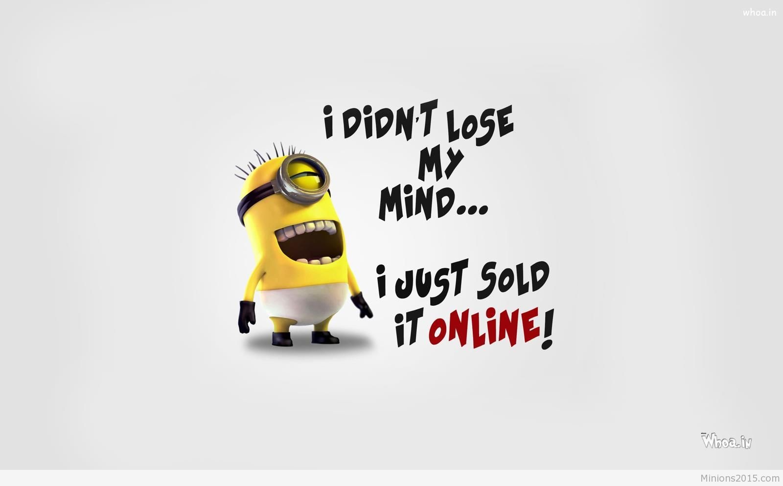 Funny, Joke, With, One, Minion, Wallpaper, Widescreen, - Funny Joke Backgrounds - HD Wallpaper 